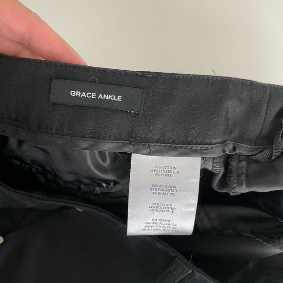 Jones New York Black Grace Ankle Dress Pants Size 4 - Picture 8 of 8